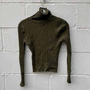 Zara Olive Turtle Neck